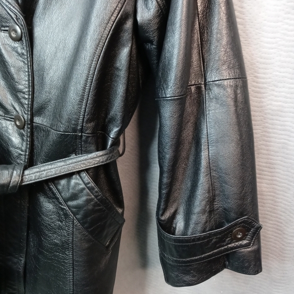 Wilsons Women's Leather double breasted, belted Ja - Picture 9 of 9